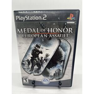 Medal of Honor: European Assault - (PS2, 2005) *VGC* Black Label* FREE SHIPPING!